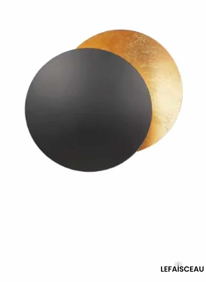 Applique murale intérieure à disques