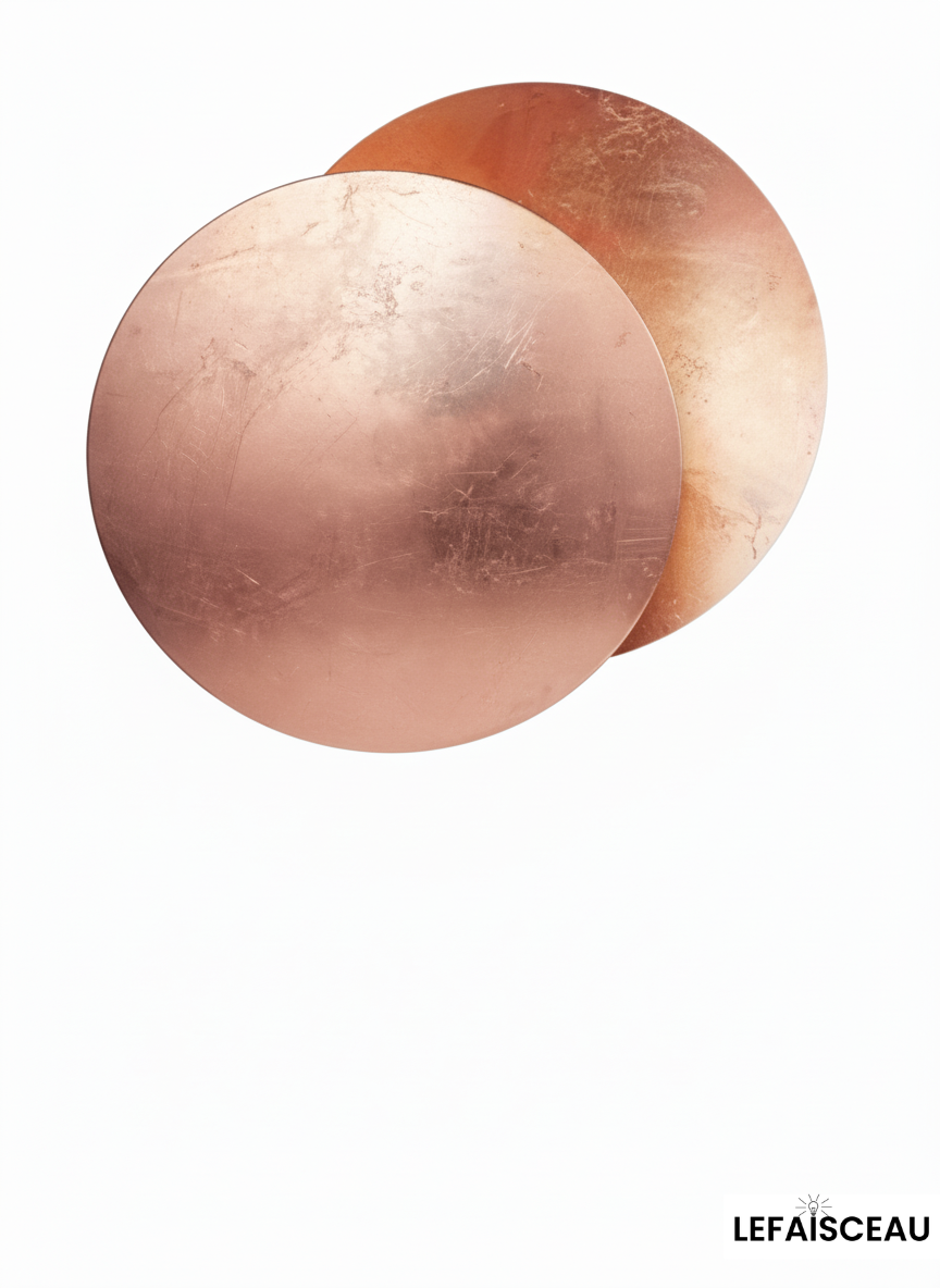 Applique murale intérieure à disques