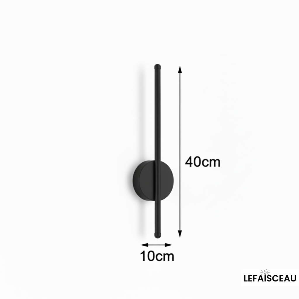 Applique murale droite