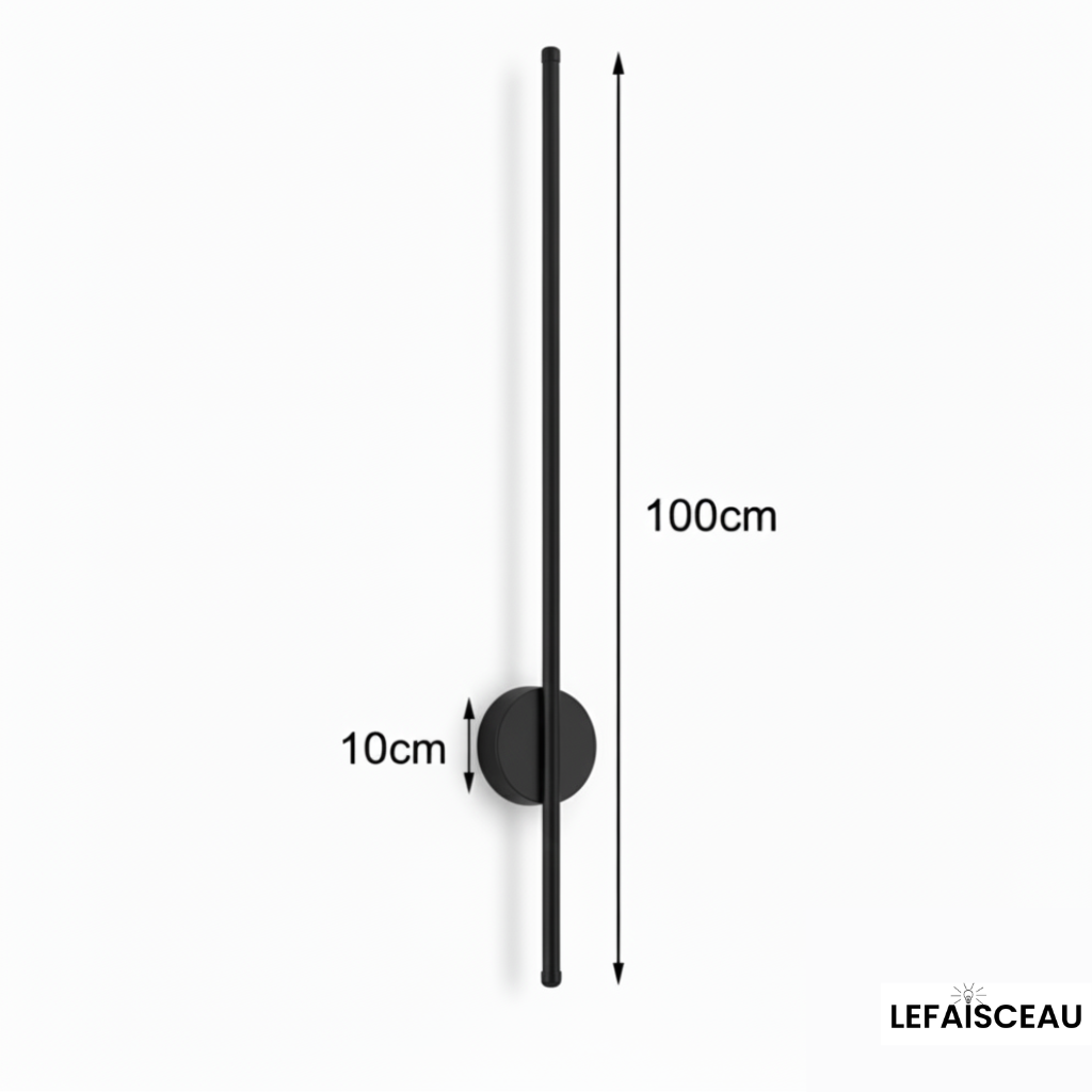 Applique murale droite