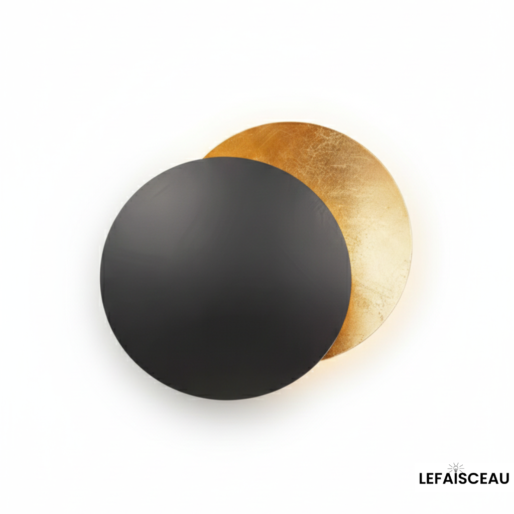 Applique murale intérieure à disques