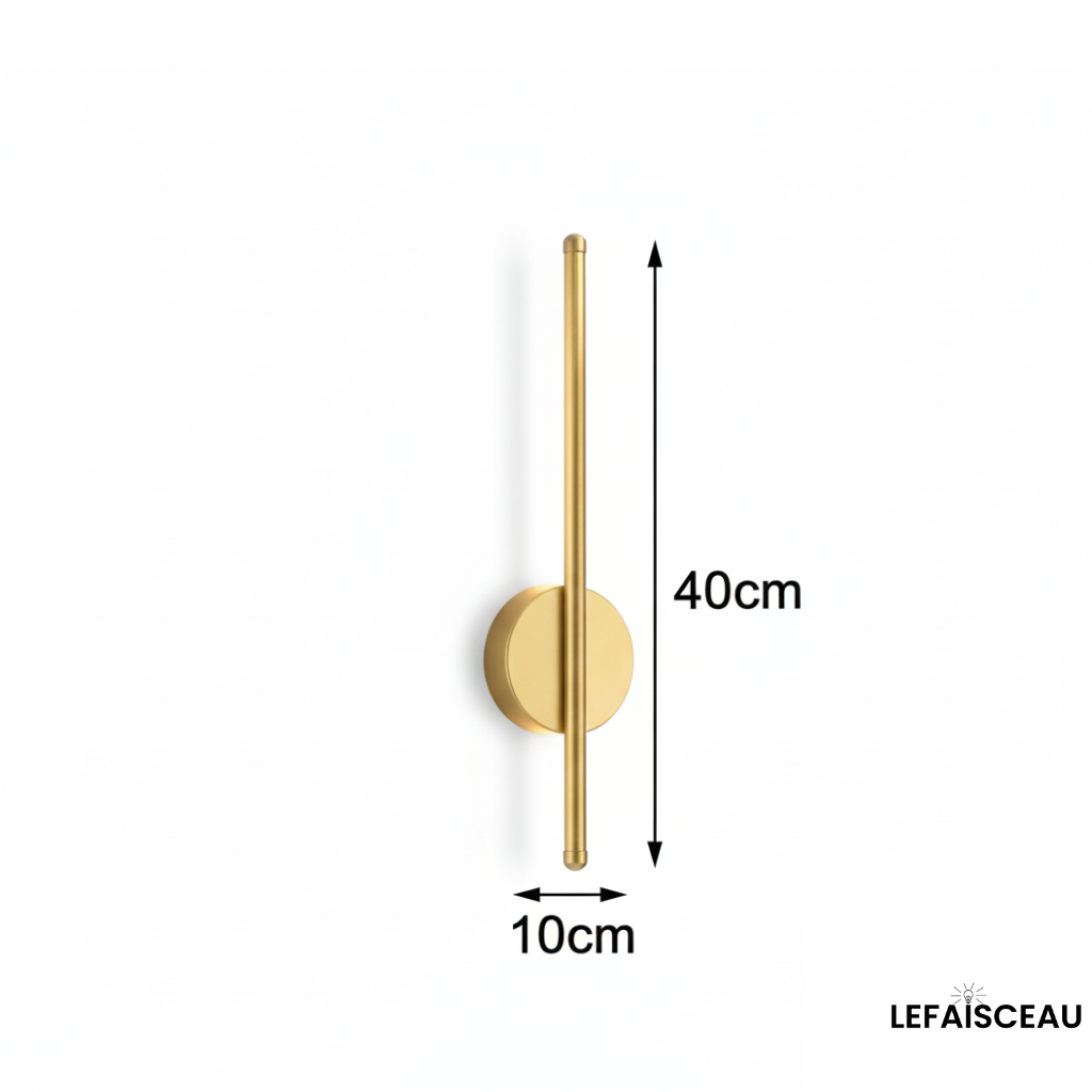 Applique murale droite