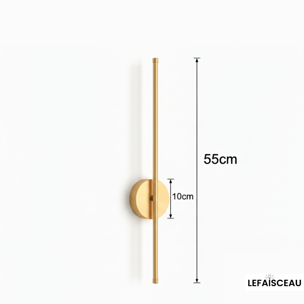 Applique murale droite