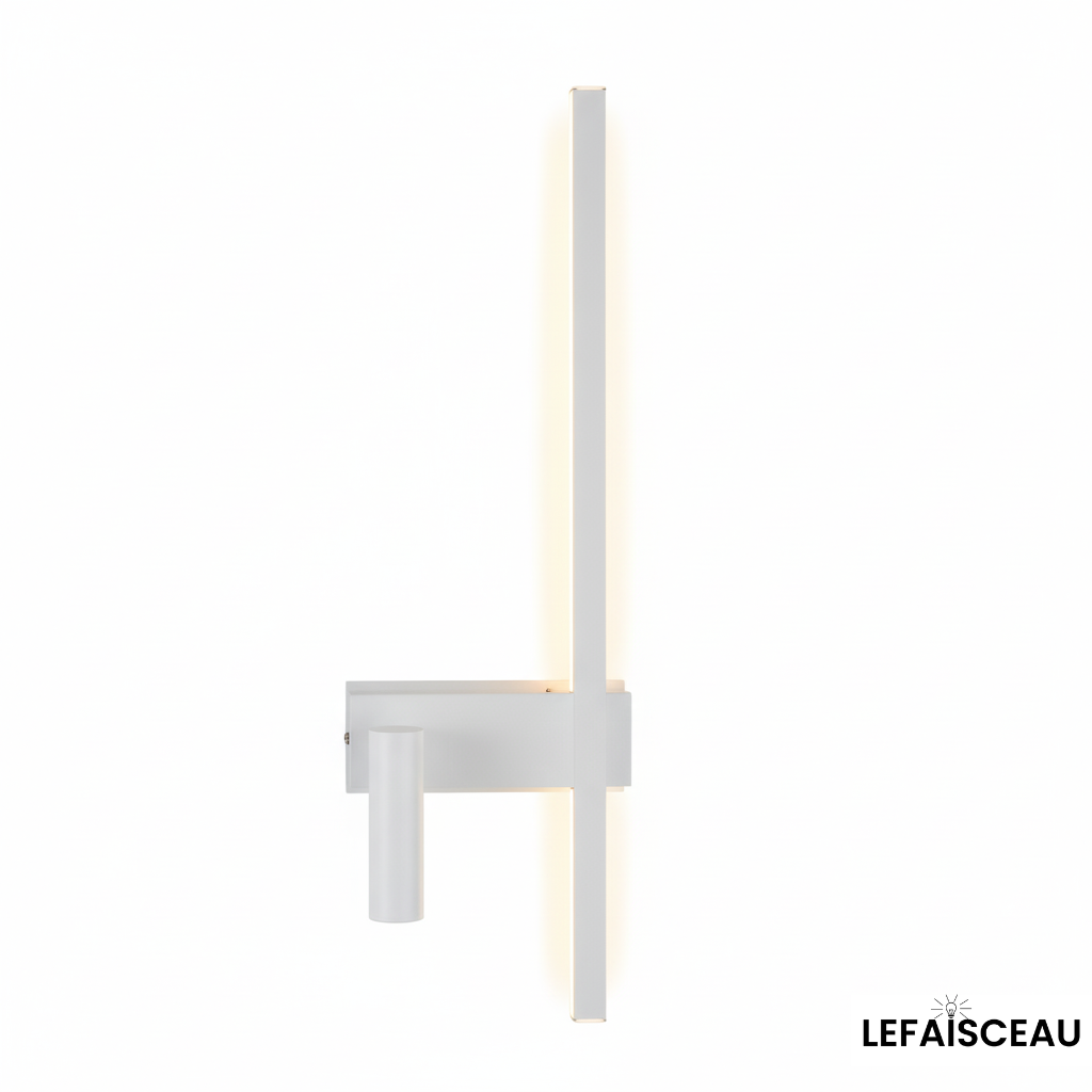 Applique murale LED à double éclairage monochrome