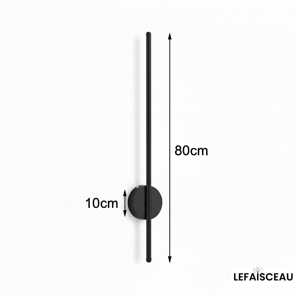 Applique murale droite