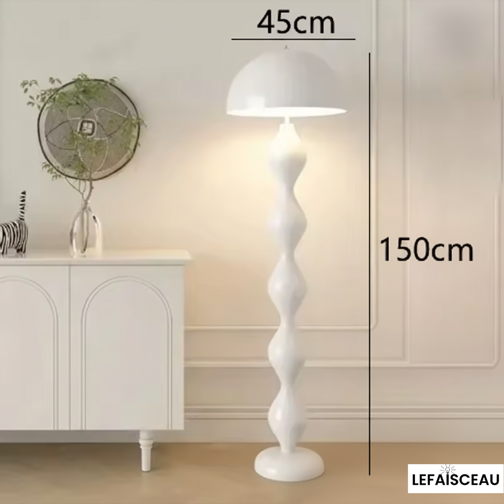 Lampadaire boule empilées