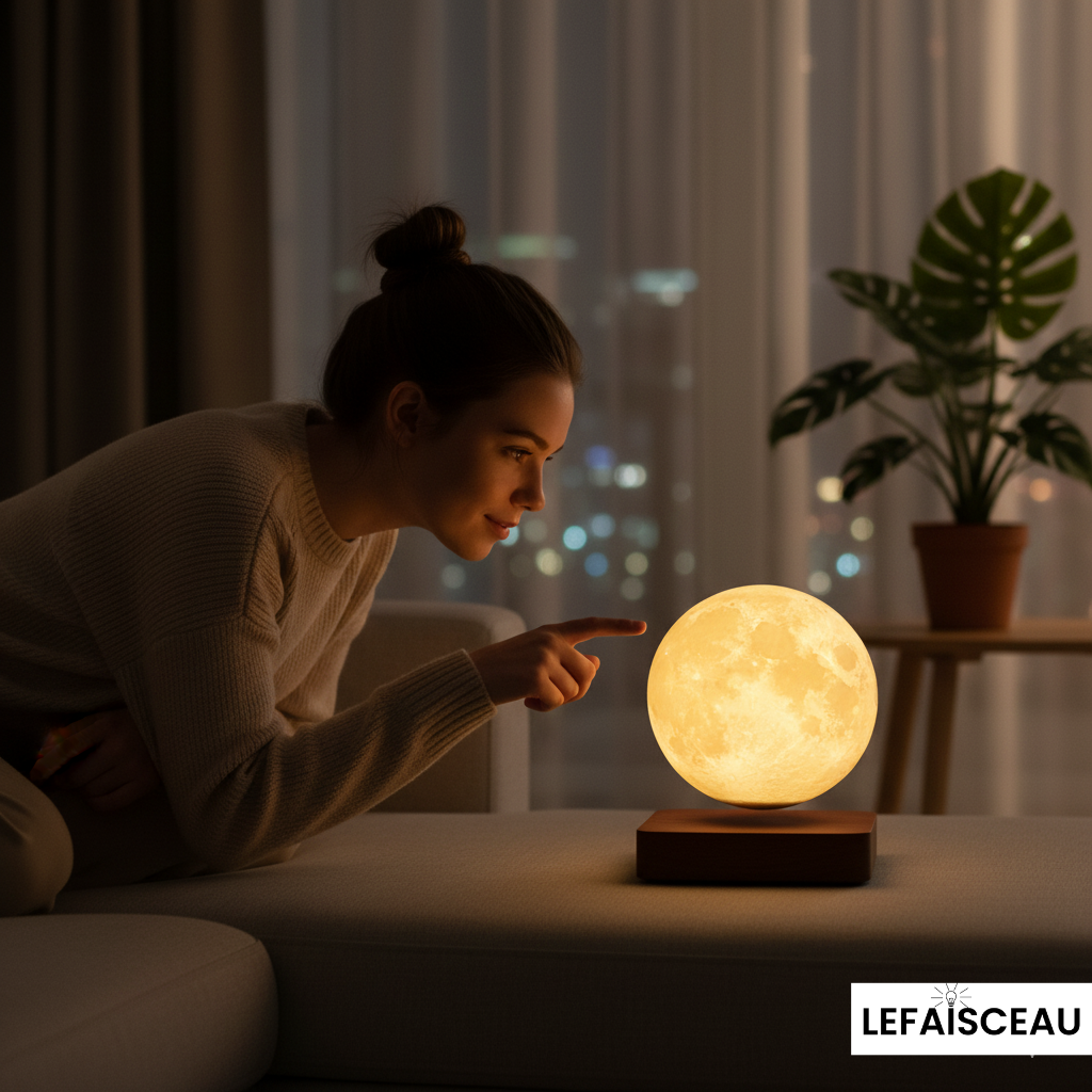 Lampe de chevet Lune