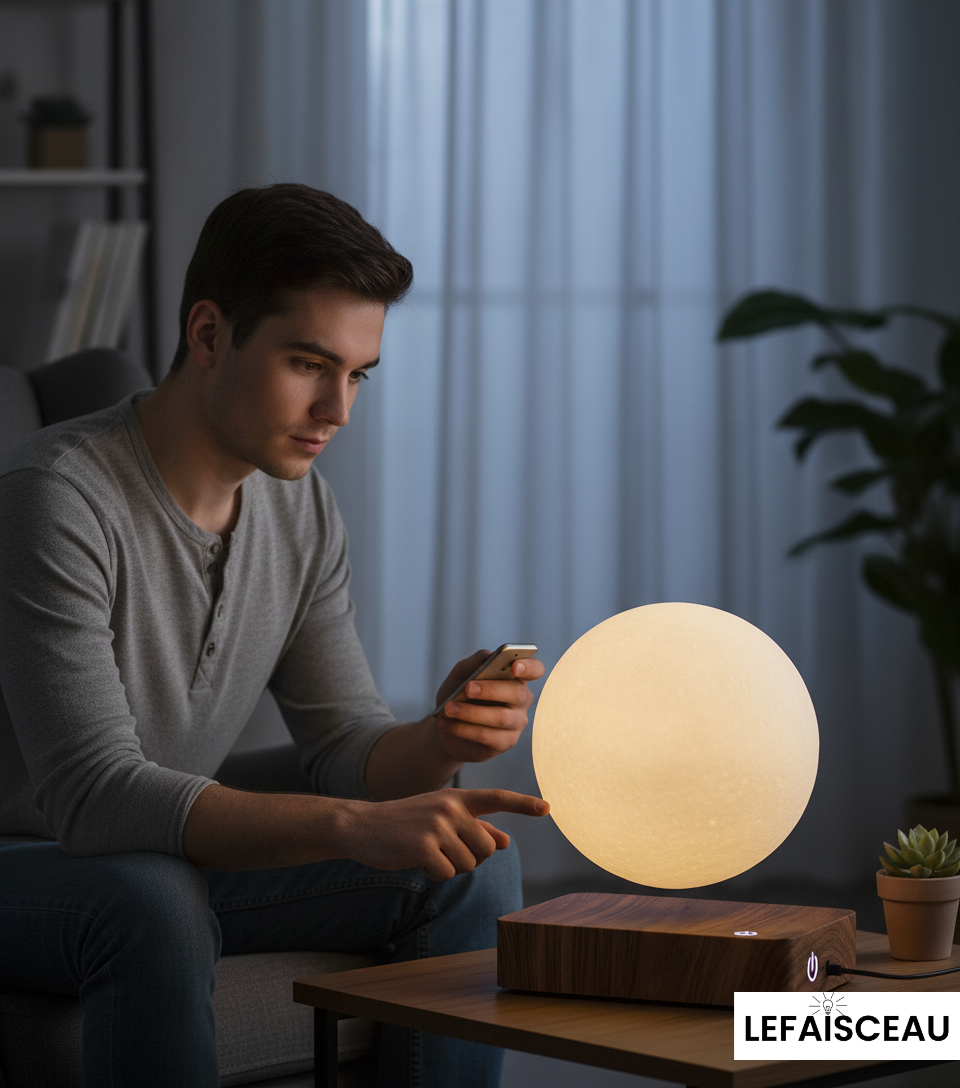 Lampe de chevet Lune