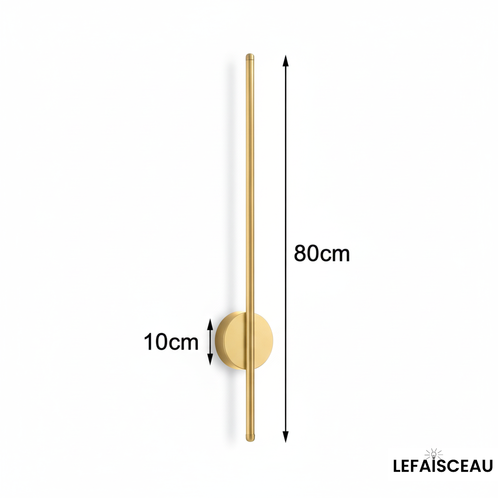 Applique murale droite