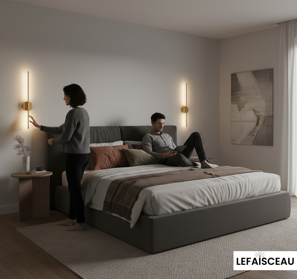 Applique murale droite