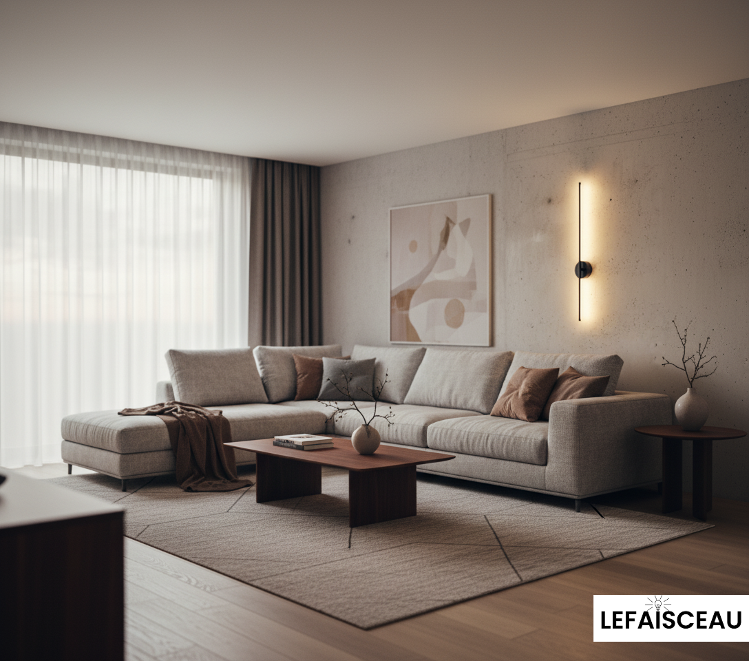 Applique murale droite