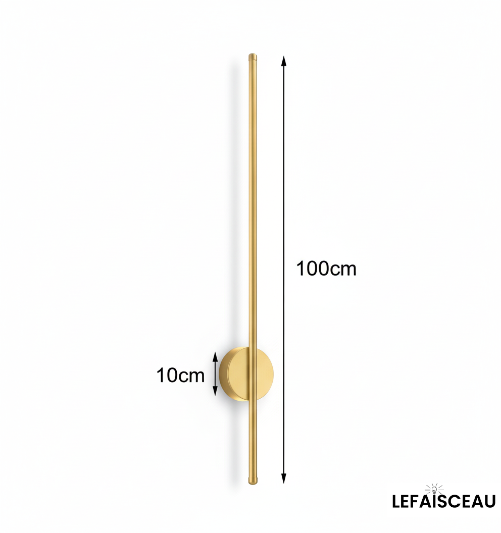 Applique murale droite