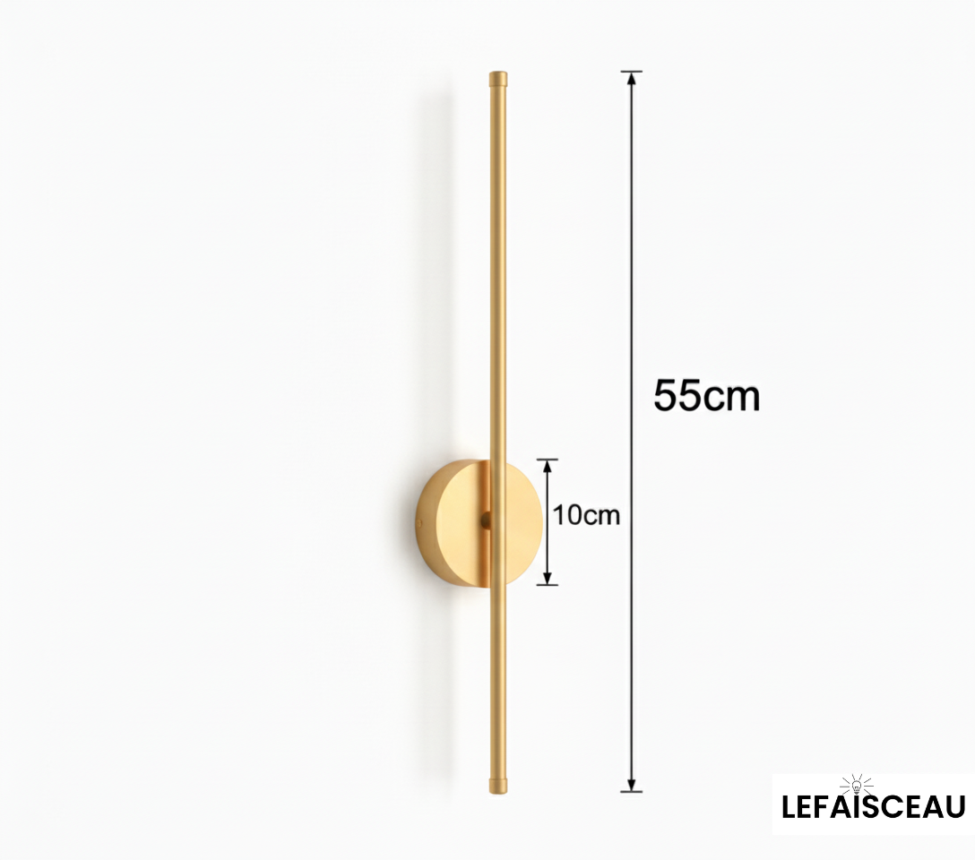 Applique murale droite