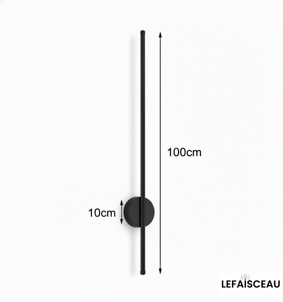 Applique murale droite