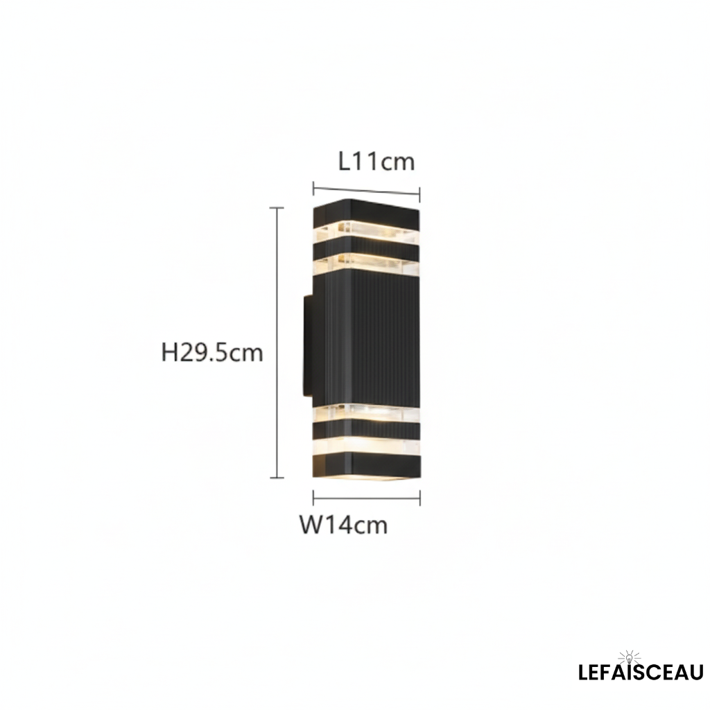 Applique murale extérieure design