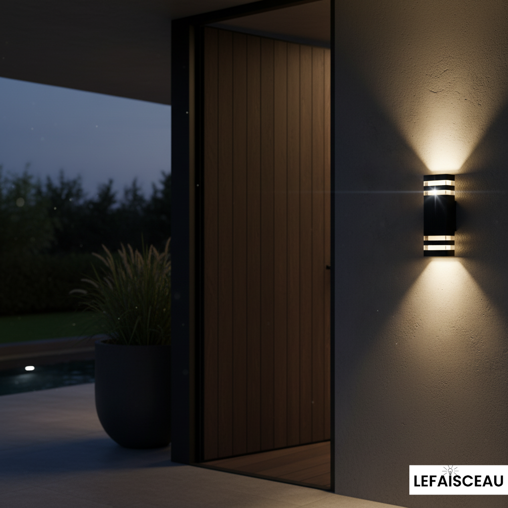 Applique murale extérieure design