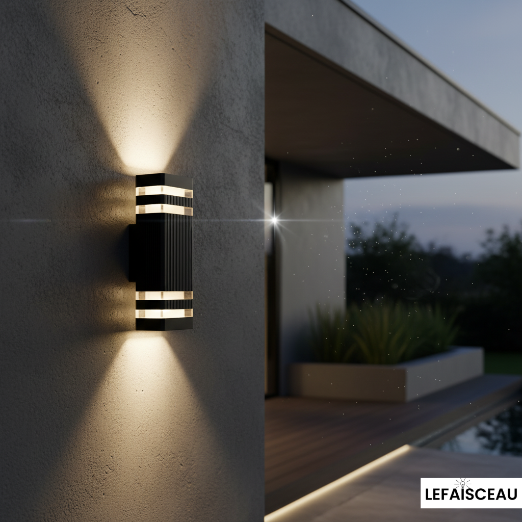 Applique murale extérieure design