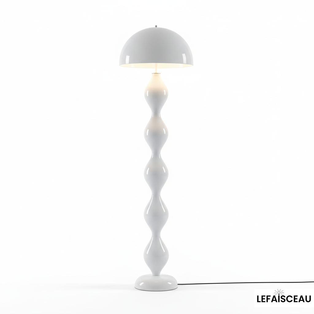 Lampadaire boule empilées