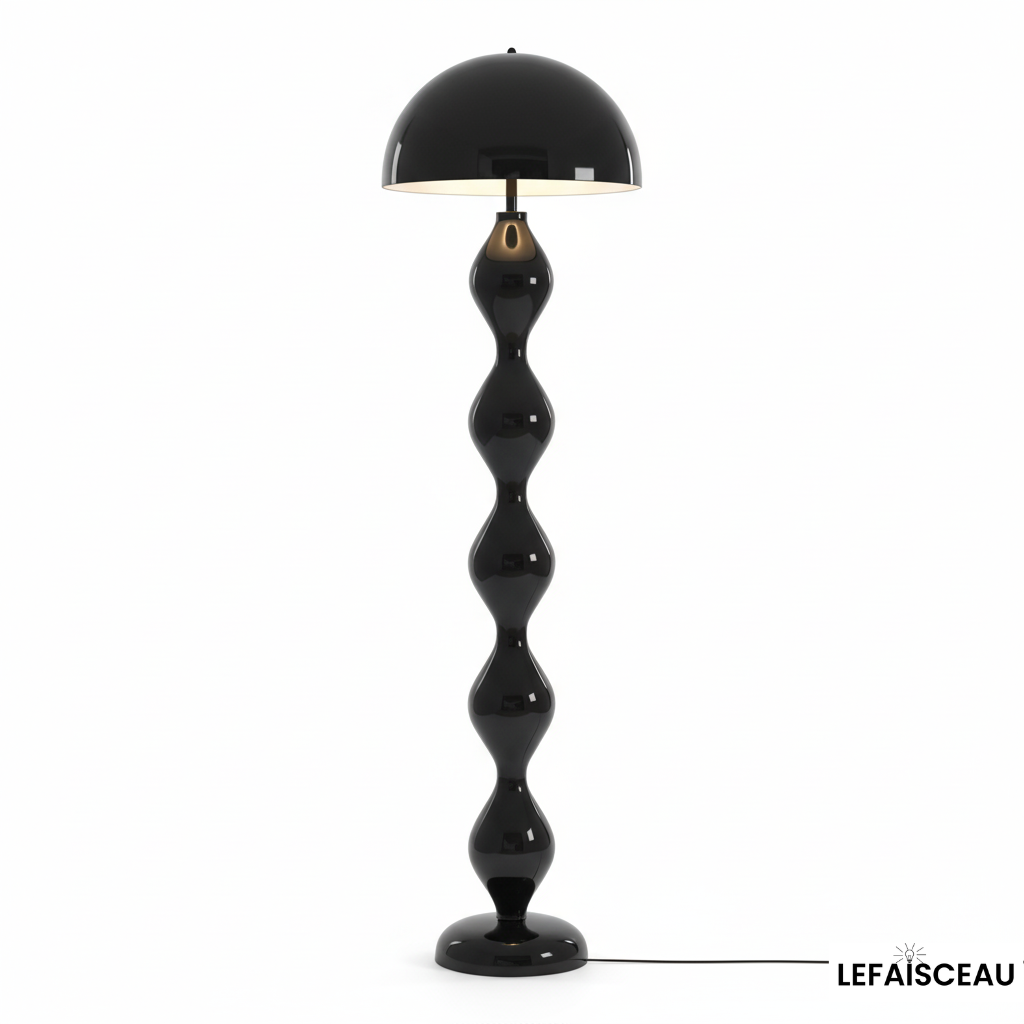 Lampadaire boule empilées