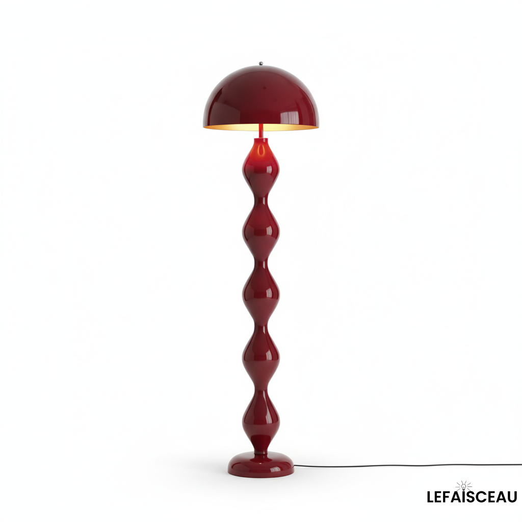 Lampadaire boule empilées