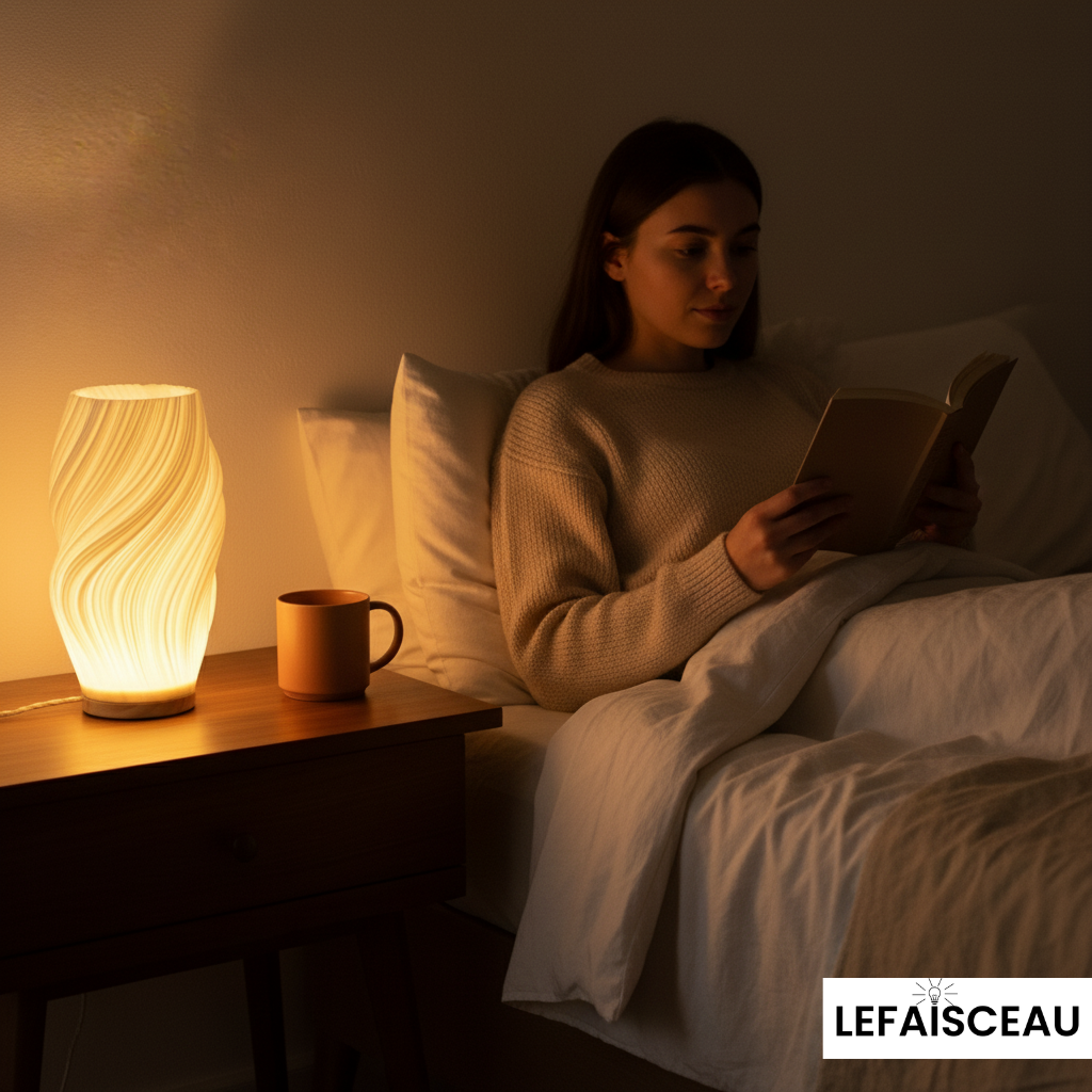 Lampe de chevet Plissé