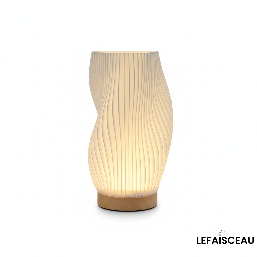 Lampe de chevet Plissé