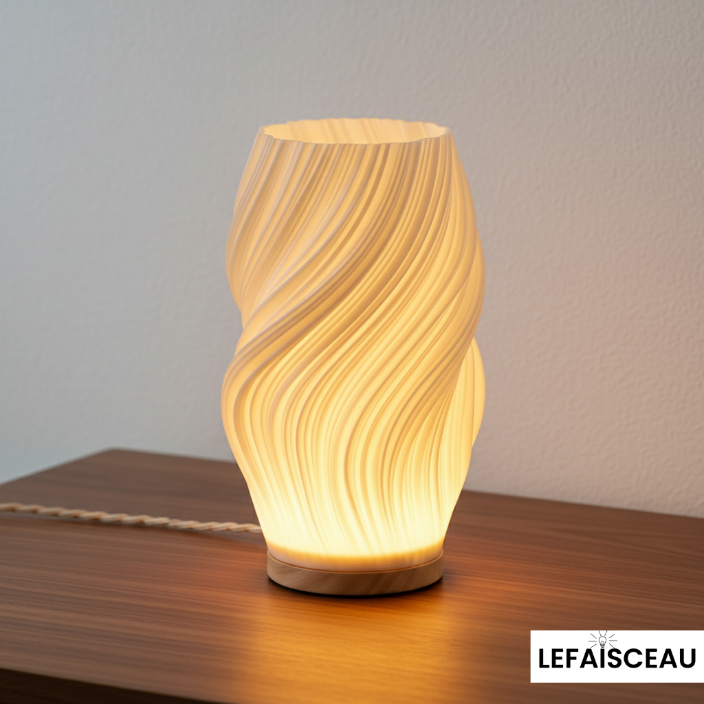 Lampe de chevet Plissé