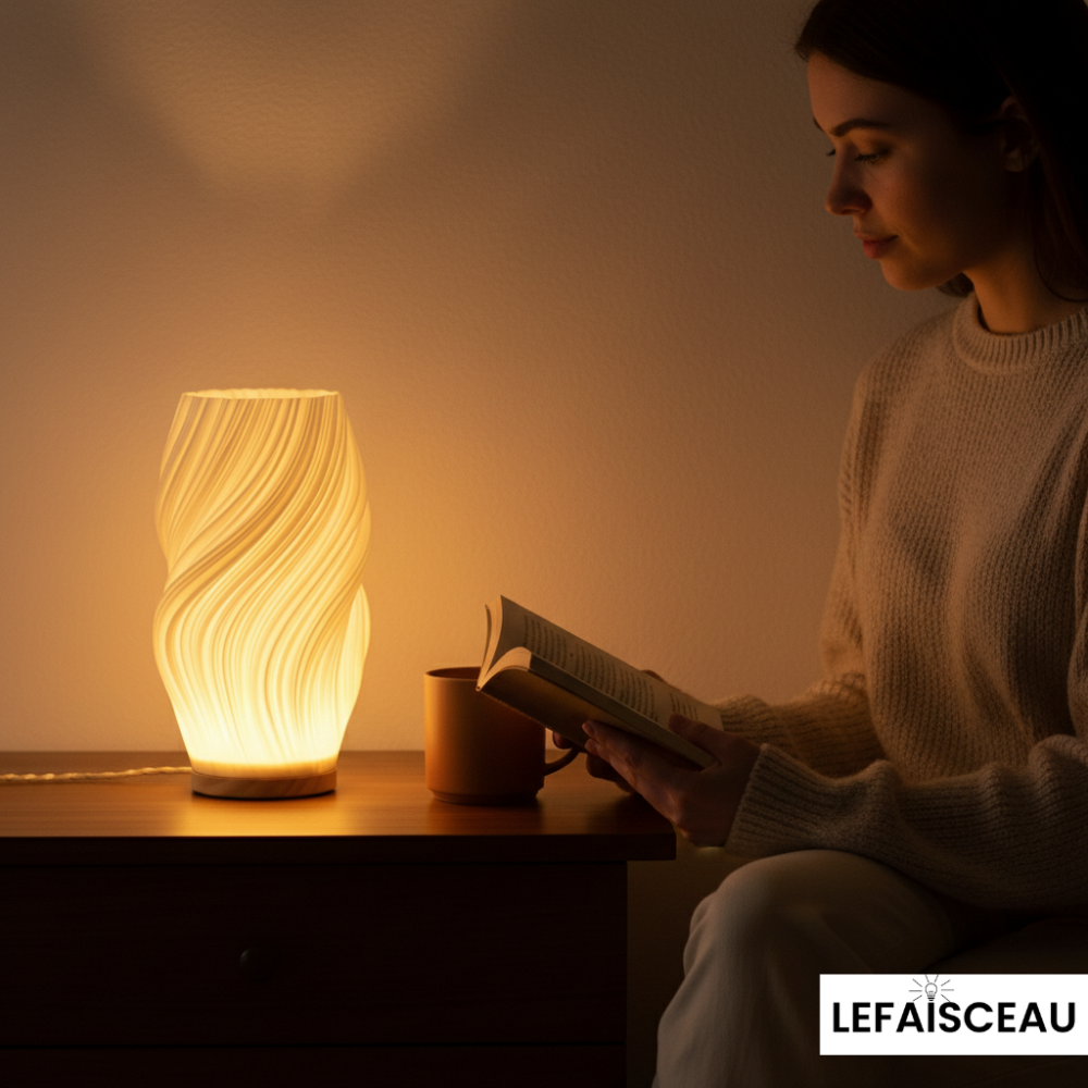 Lampe de chevet Plissé