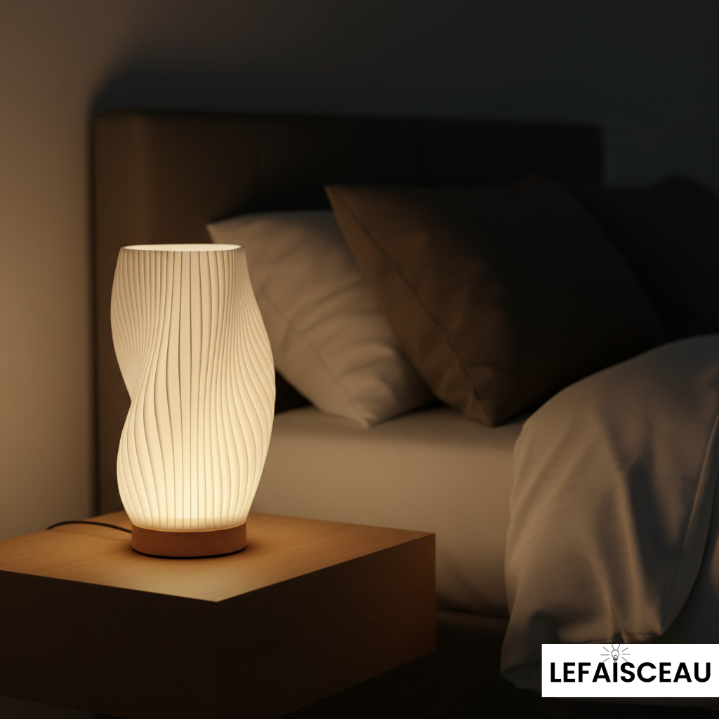 Lampe de chevet Plissé