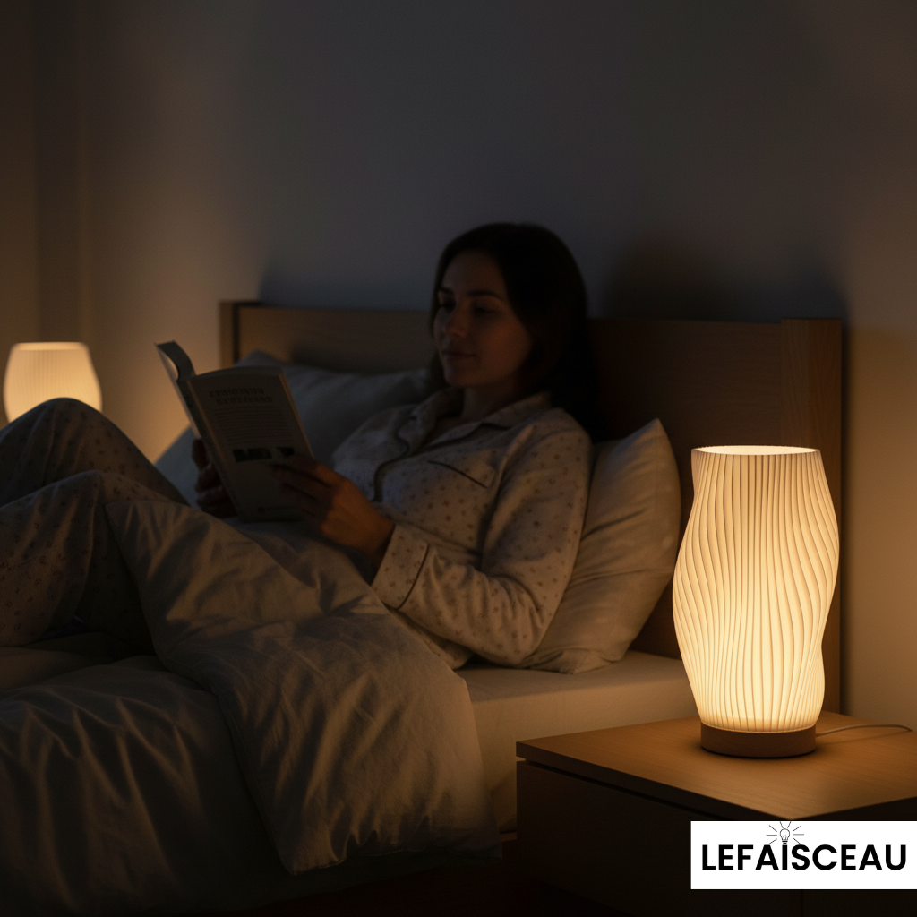 Lampe de chevet Plissé