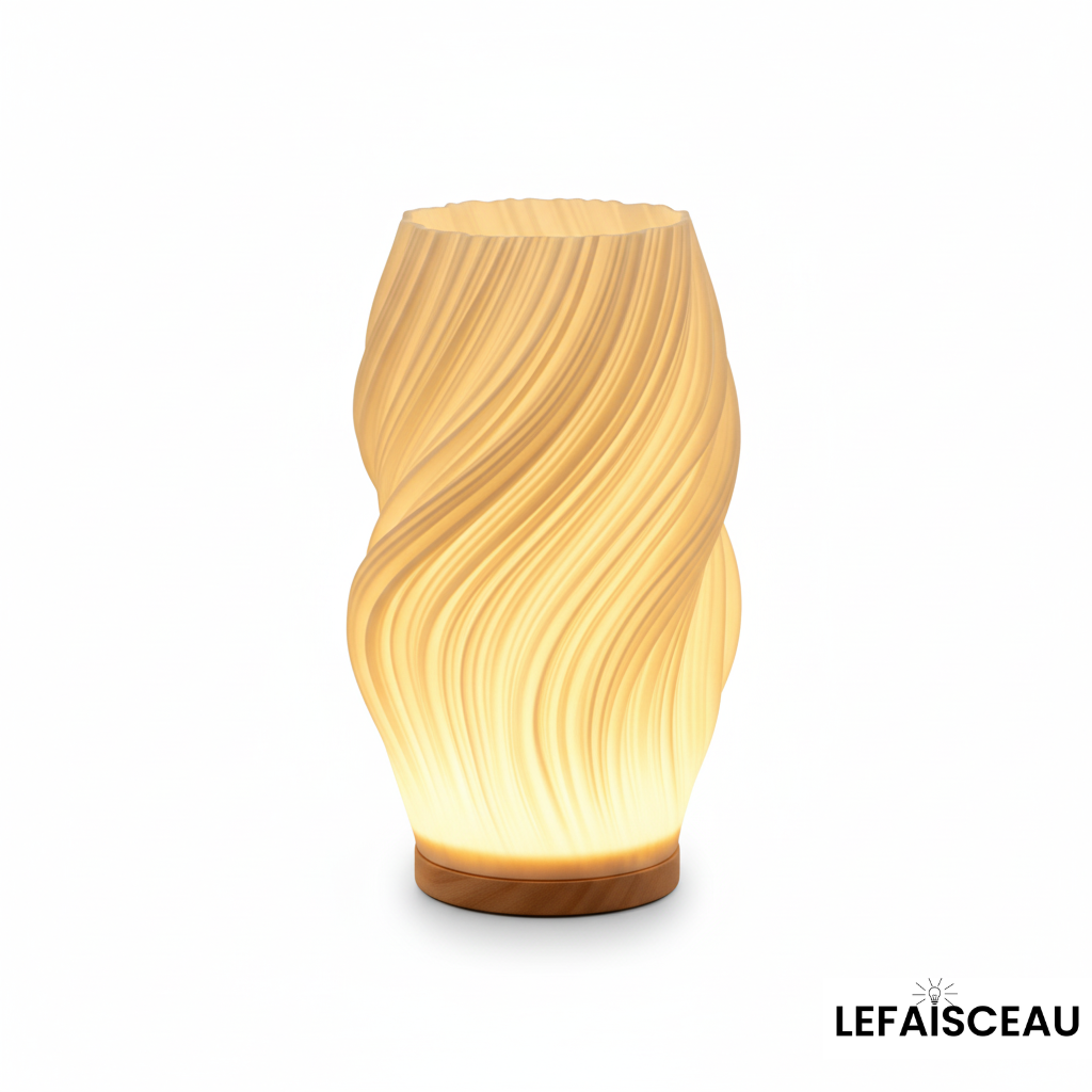 Lampe de chevet Plissé