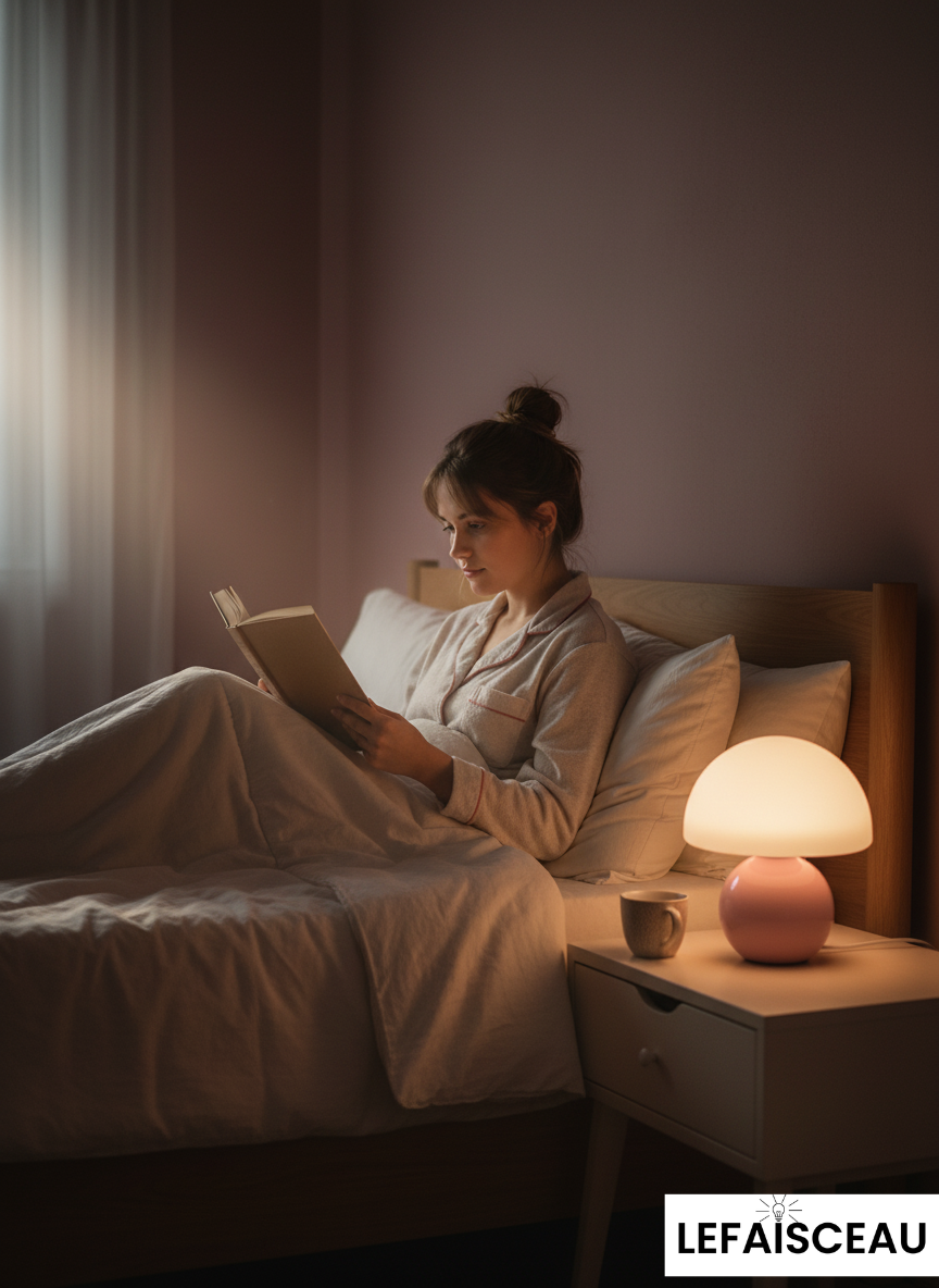 Lampe de chevet champignon