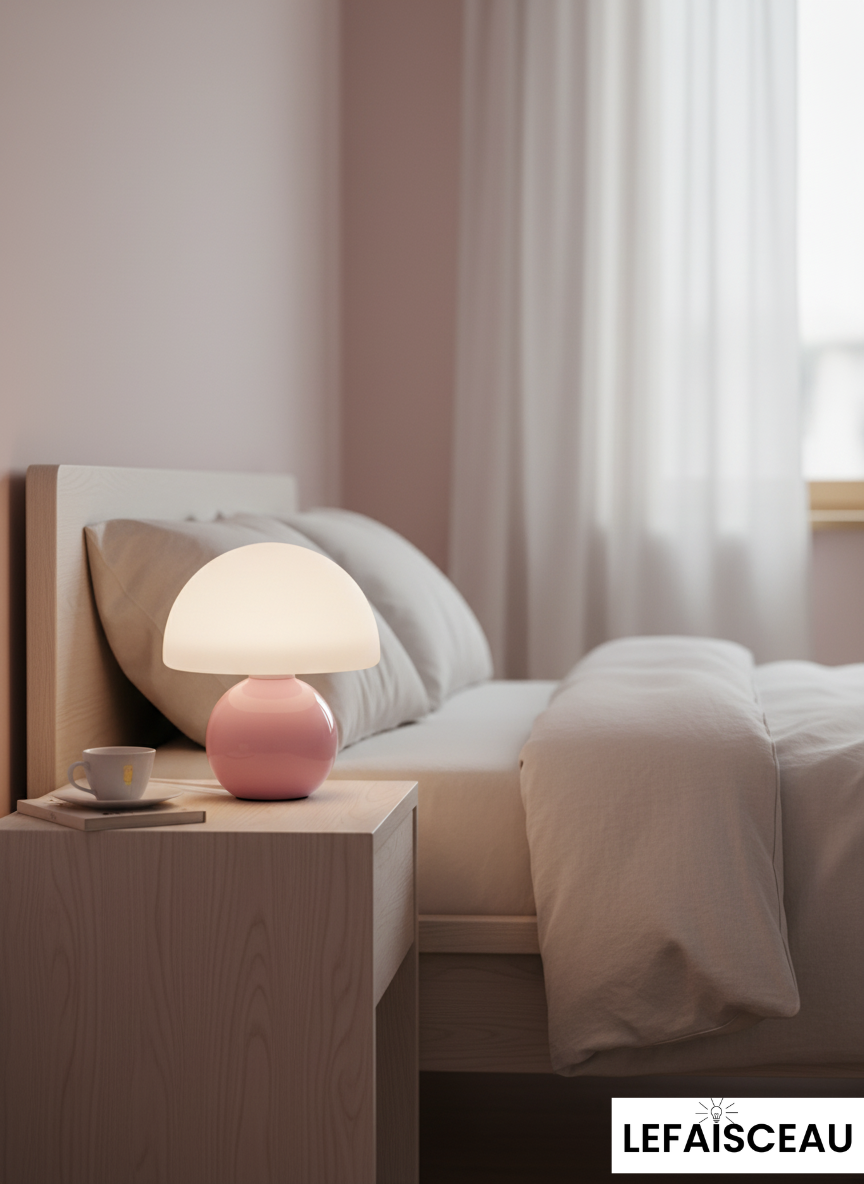 Lampe de chevet champignon