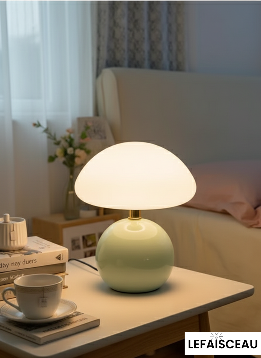 Lampe de chevet champignon
