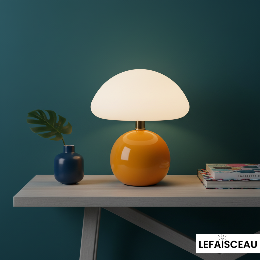Lampe de chevet champignon