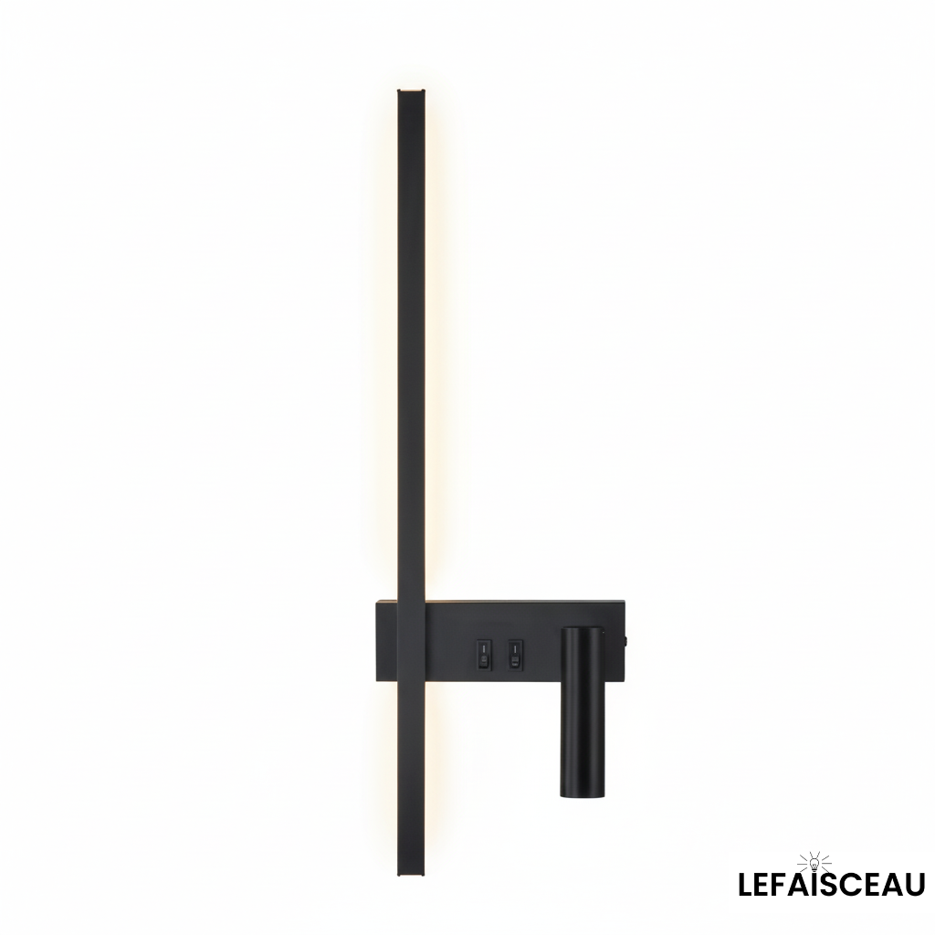 Applique murale LED à double éclairage monochrome